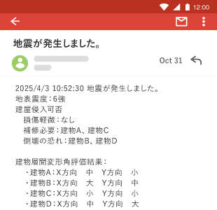 早期損傷把握システム